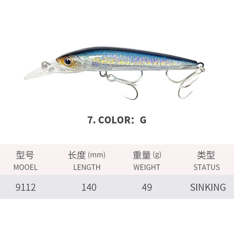 Minnow Saltwater Lures 140mm/49g