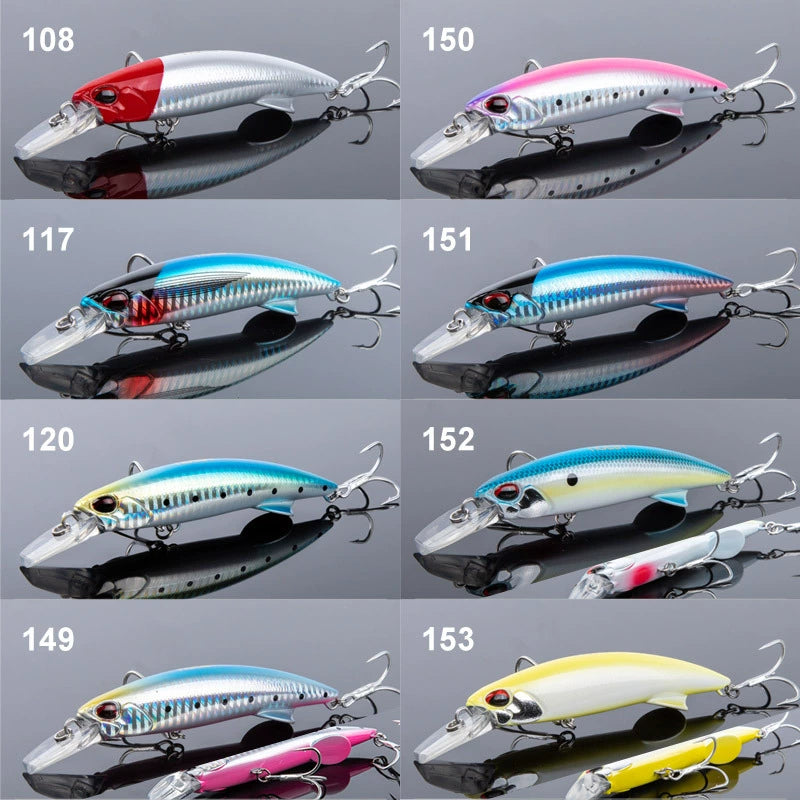 NOEBY Saltwater Pencil Bait/Stickbait/Minnow/Topwater/Popper Lure 110mm/64g