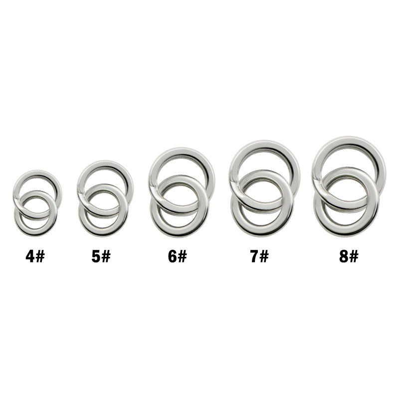 Stainless Steel Ring #4#5#6#7#8/Fishing tackle