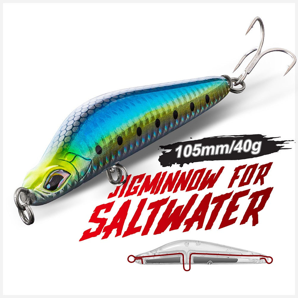 Saltwater plastic Pencil bait #28- 105mm/40g