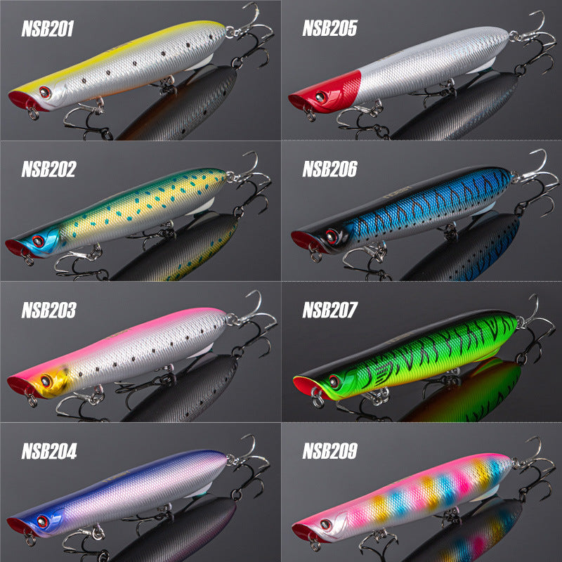 Saltwater plastic popper bait #20- 130mm/31g