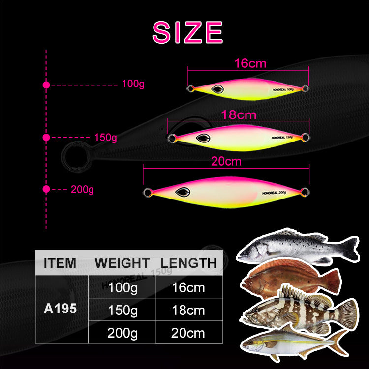 #12 Slow/Speed Jigs 100g 150g 200g