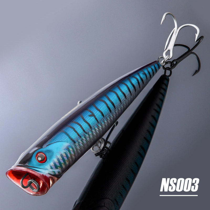 Saltwater plastic popper bait #7- 140mm/40g