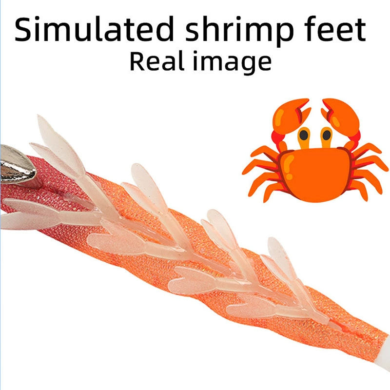 New Squid Hook #13/20g Rapid inkiSng Artificial Luminous Squid Jigging Bait Wood Shrimp Hooks for Saltwater Tackle Fishing Lure