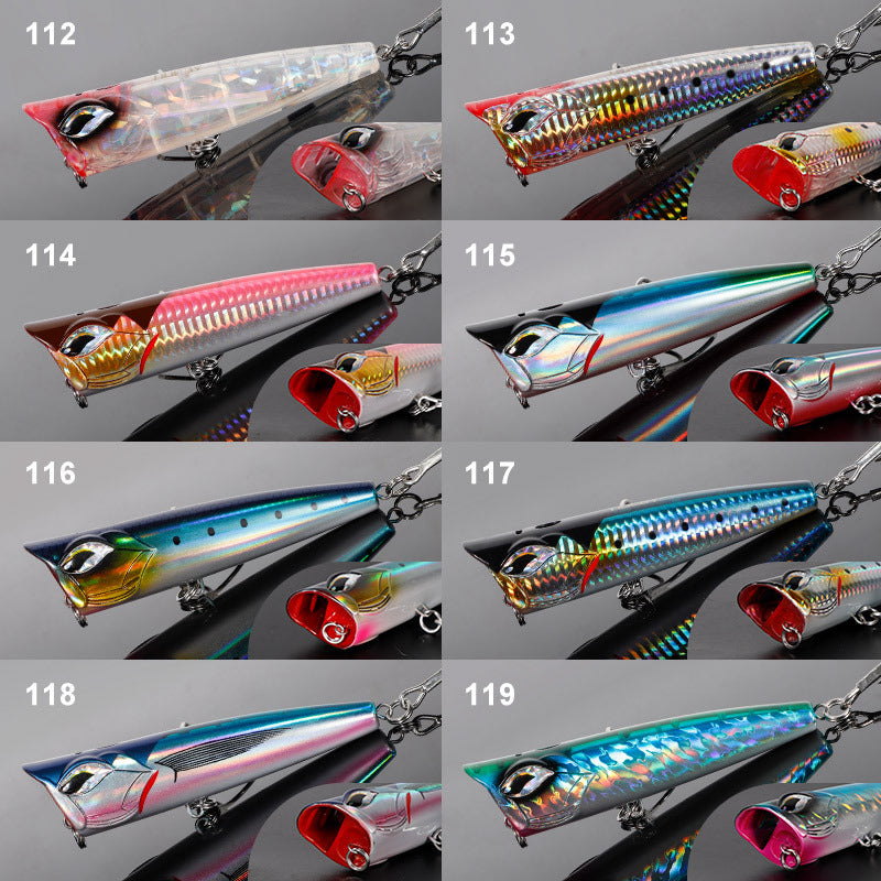 诺Saltwater plastic popper bait #12- 19cm/129g