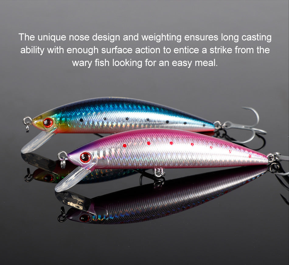 NOEBY Saltwater Pencil Bait/Stickbait/Minnow/Topwater/Popper Lure 120mm/44g
