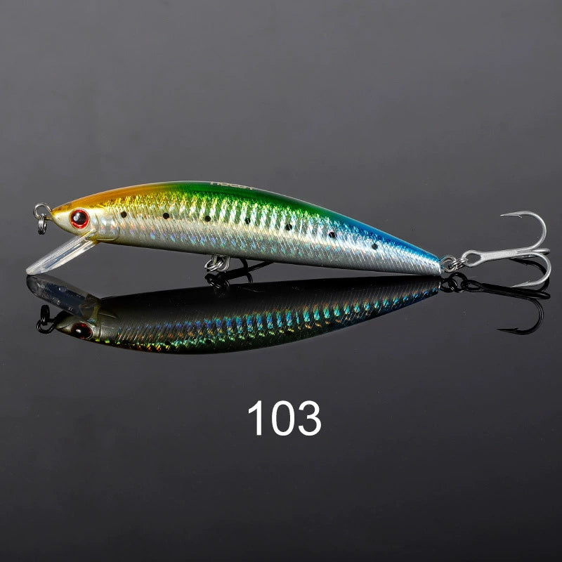 NOEBY Saltwater Pencil Bait/Stickbait/Minnow/Topwater/Popper Lure 120mm/44g