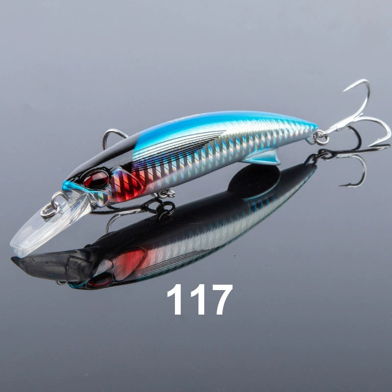 NOEBY Saltwater Pencil Bait/Stickbait/Minnow/Topwater/Popper Lure 110mm/64g
