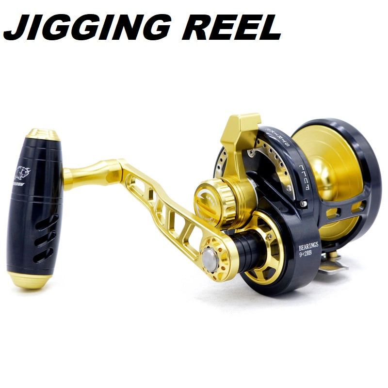 “Golden Bull” Slow Pitch Jigging Reel (left and right hand)