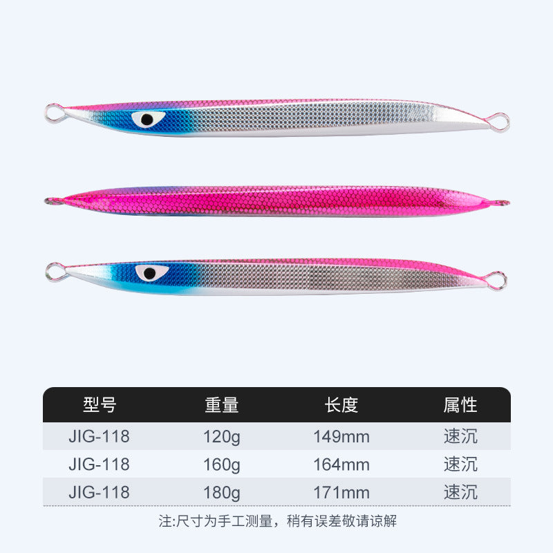 海#23 Slow/Speed Pitch Jigs Bait 120g 160g 180g