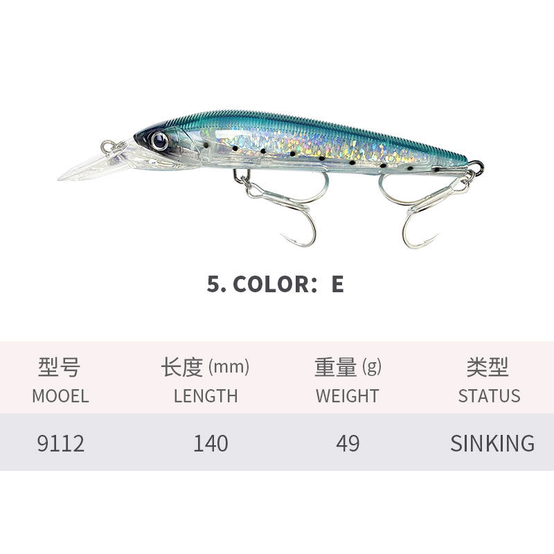 Minnow Saltwater Lures 140mm/49g