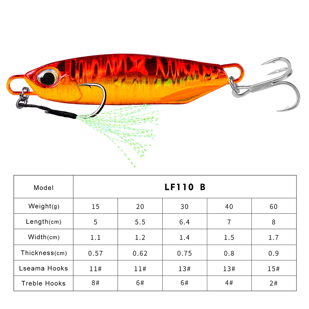#78 Slow Pitch Jigs 20g 30g