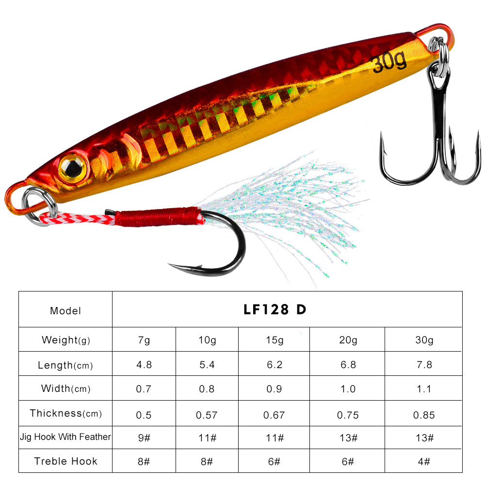 #69 Slow Pitch Jigs 7g 10g 15g 20g 30g