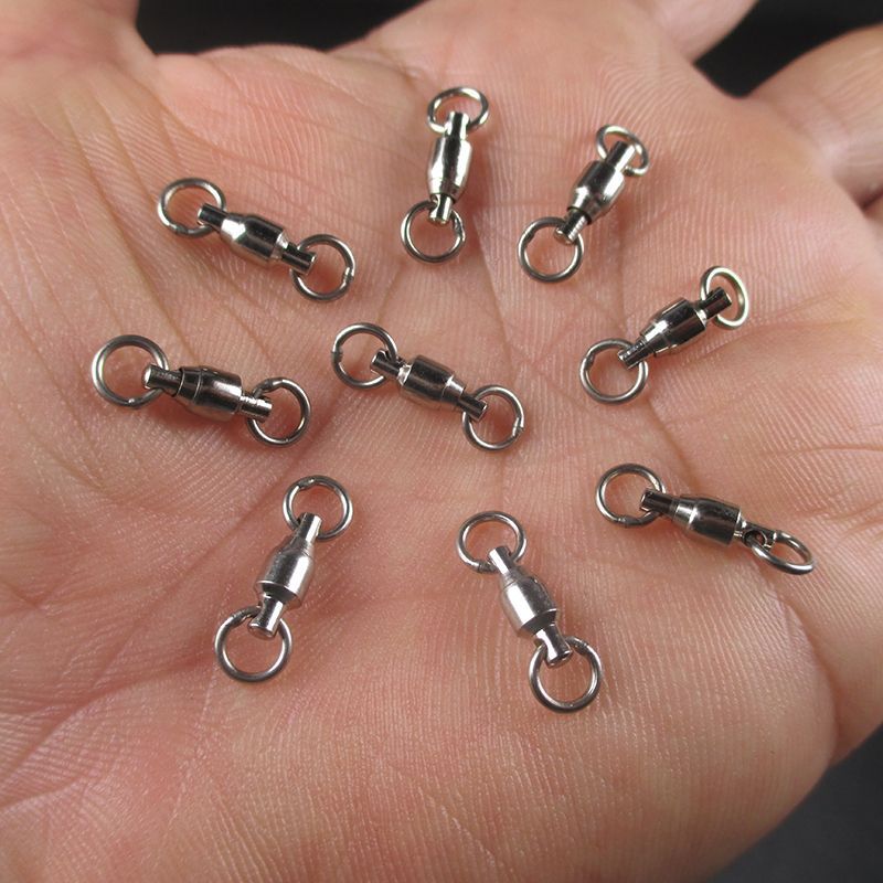 High Quality Ball Bearing Fishing Swivel #0 #1 #2 #3 #4 #5 #6 #7 #8 #9 #10