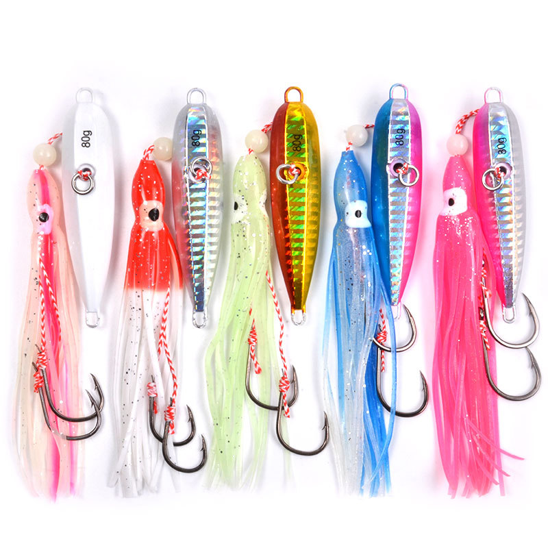 #100 Slow Pitch Jigs40g 60g 80g 100g 120g 150g 180g 200g