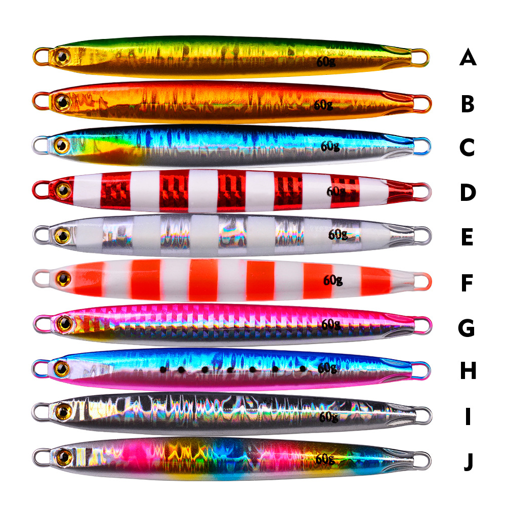 #67 Slow Pitch Jigs 10g 20g 30g 40g 60g 80g