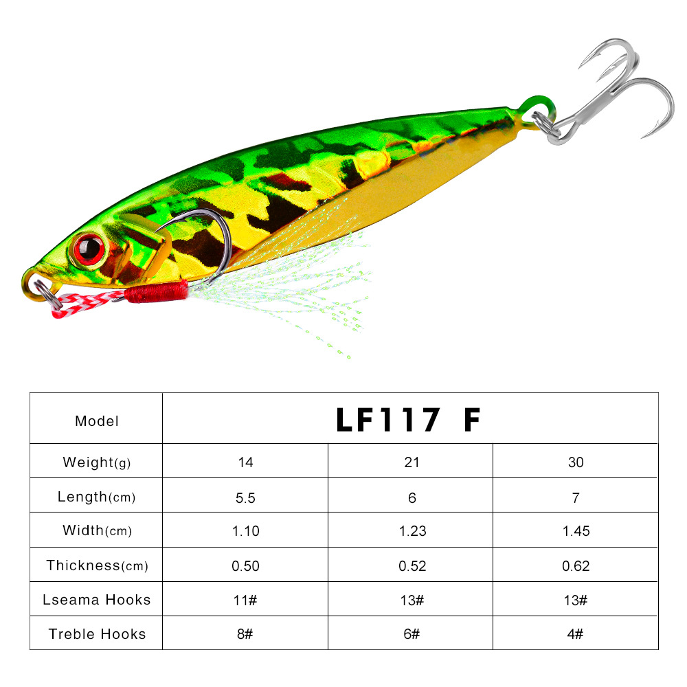 #79 Slow Pitch Jigs 14g 21g 30g