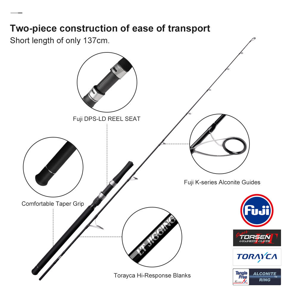 NOEBOY "The Promise" 632ML/632M Slow Pitch Jigging fishing rod