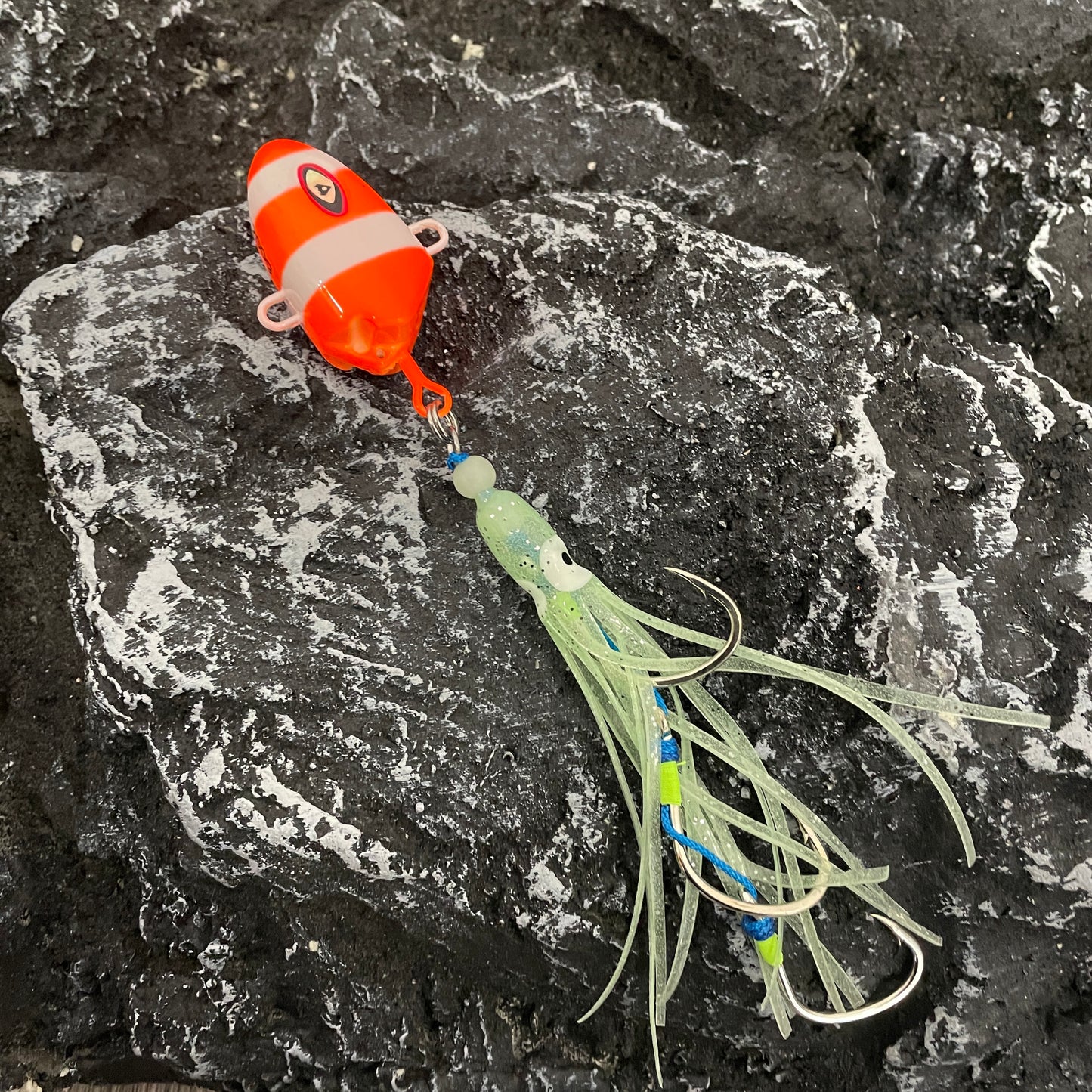 挑#68 Slow Pitch Jigs bait head skirt lure 100g 150g 200g 250g 300g