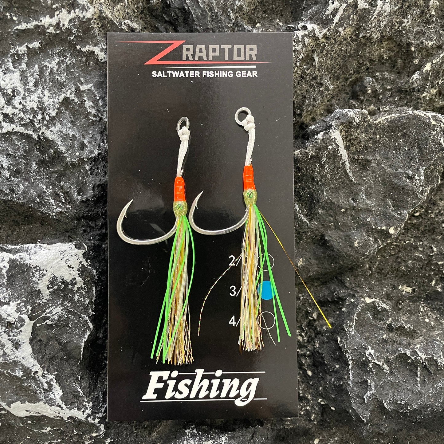Assist hook #45 1# 2# 1/0 2/0 3/0