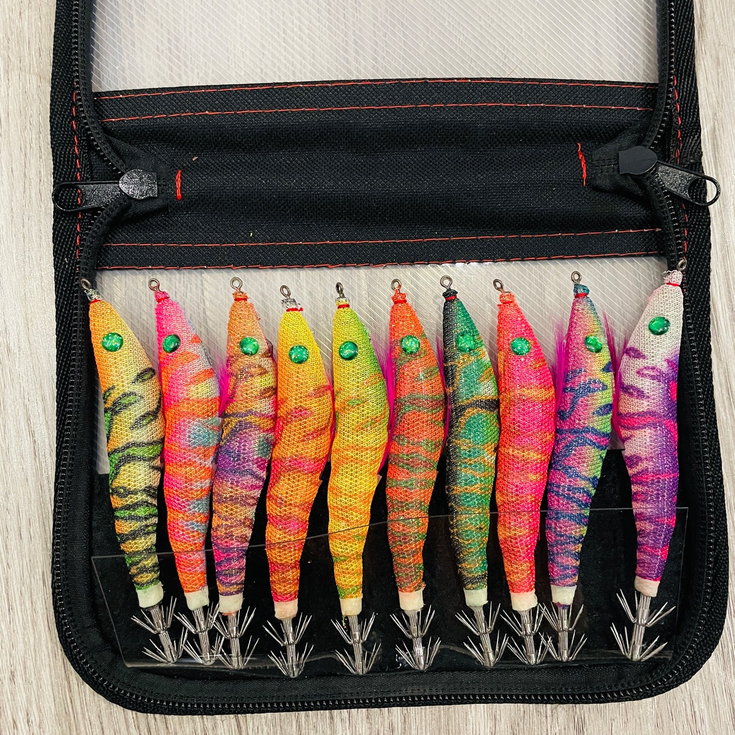 shrimp squid hook jig bag sets 43#