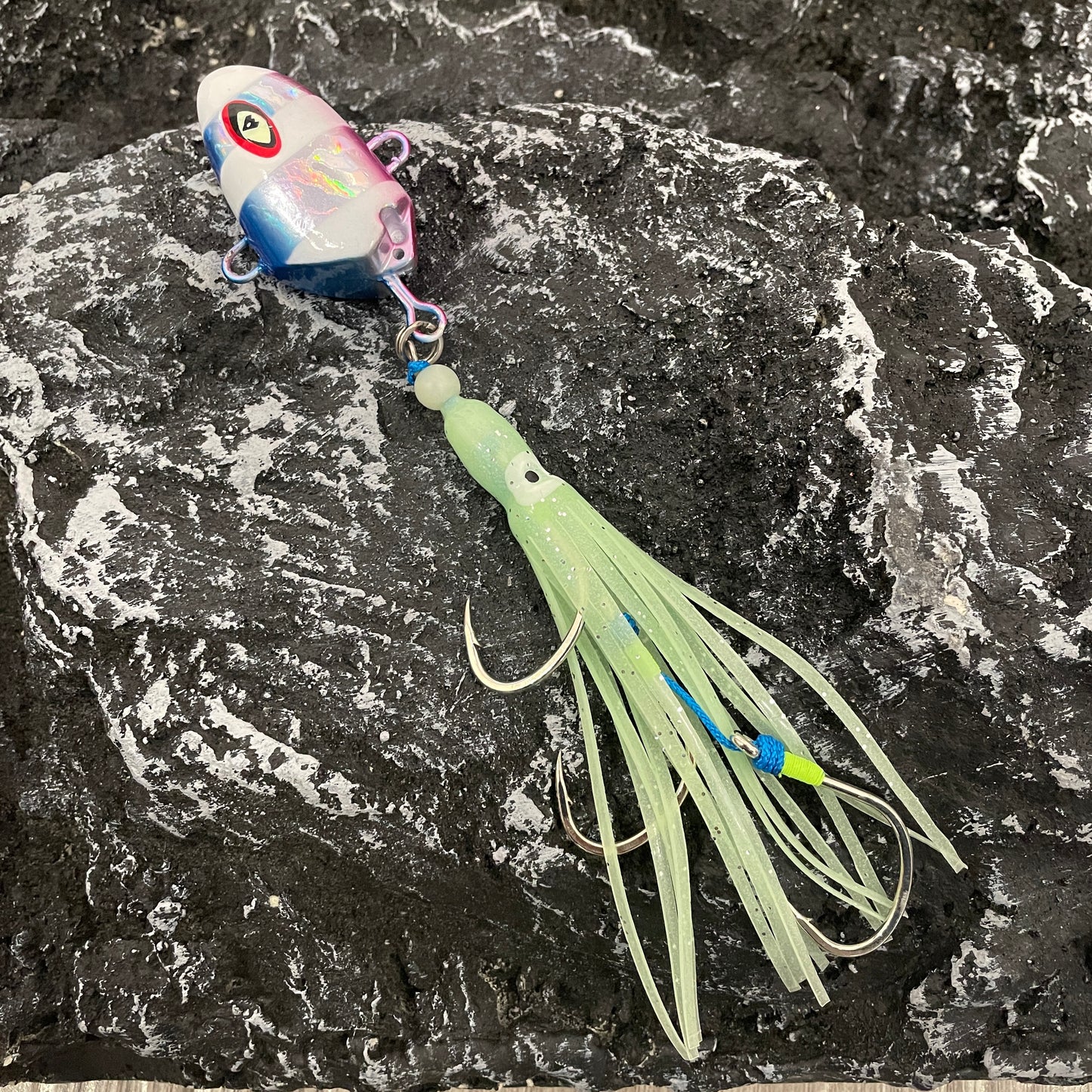 挑#68 Slow Pitch Jigs bait head skirt lure 100g 150g 200g 250g 300g