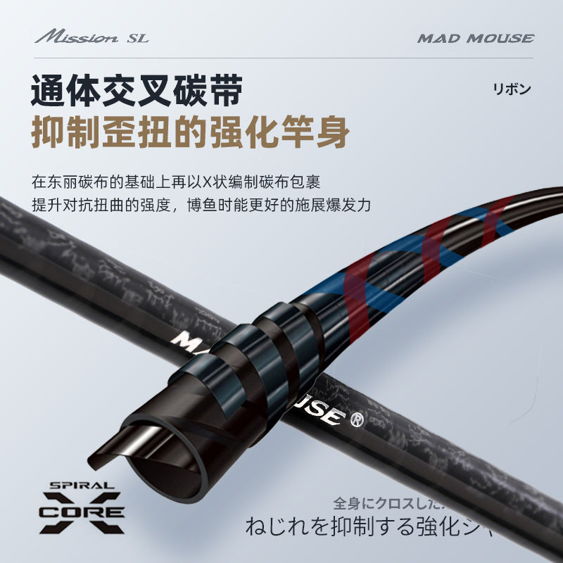 MAD MOUSE SL B63-2/3 Slow Pitch jigging fishing rod。