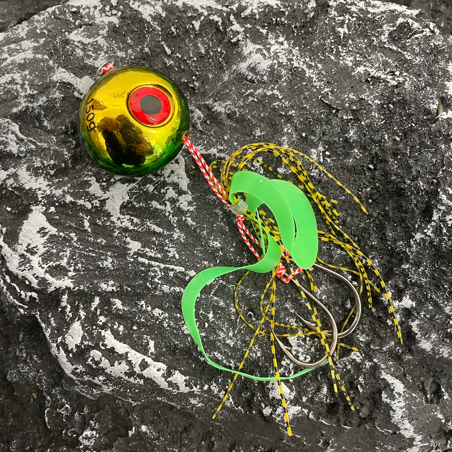 挑#69 Slow Pitch Jigs bait head skirt lure 60g 80g 100g 120g 150g 200g