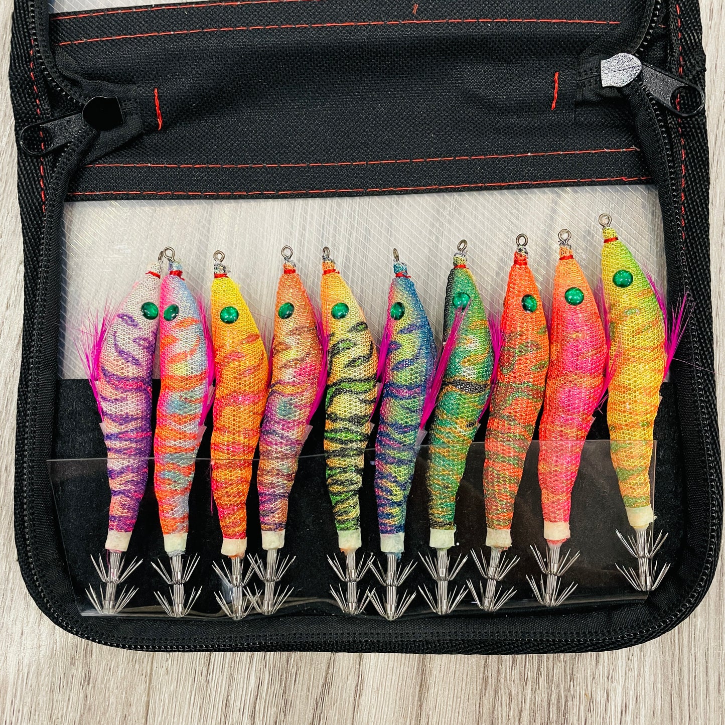 shrimp squid hook jig bag sets 43#