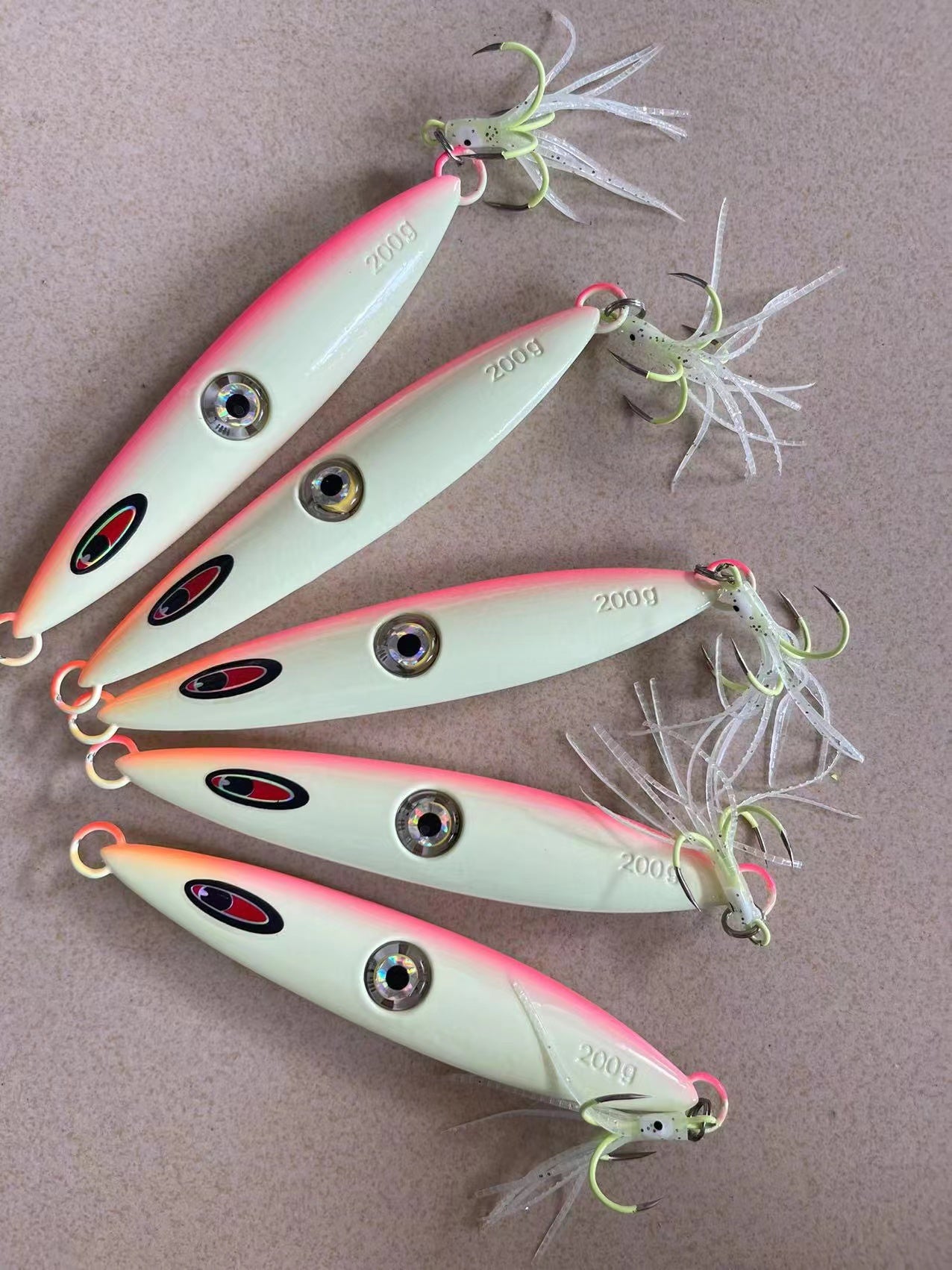 延137# Slow Pitch Jigs Bait 120g 150g 200g 250g 300g