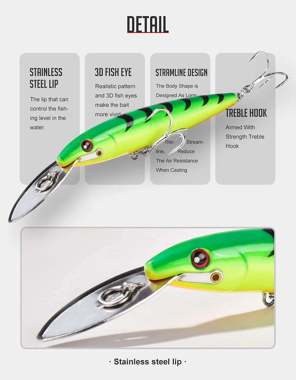Saltwater Plastic Lures #3-225mm/76g