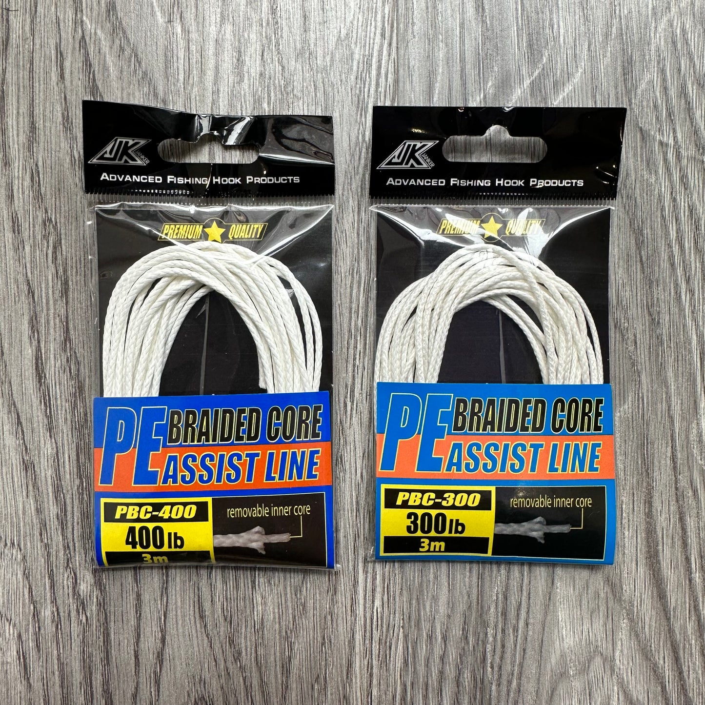 White Hollow Assist Hook Ties 60lbs 100lbs 200lbs 250lbs 300lbs 400lbs