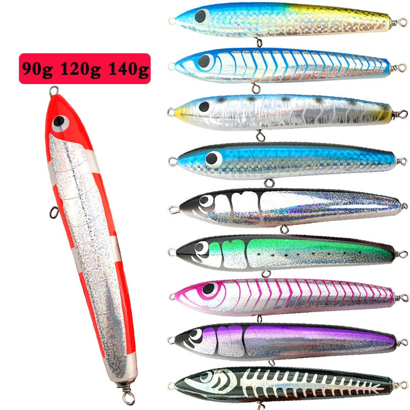 Wood Popper Bait #2-90g 120g 140g