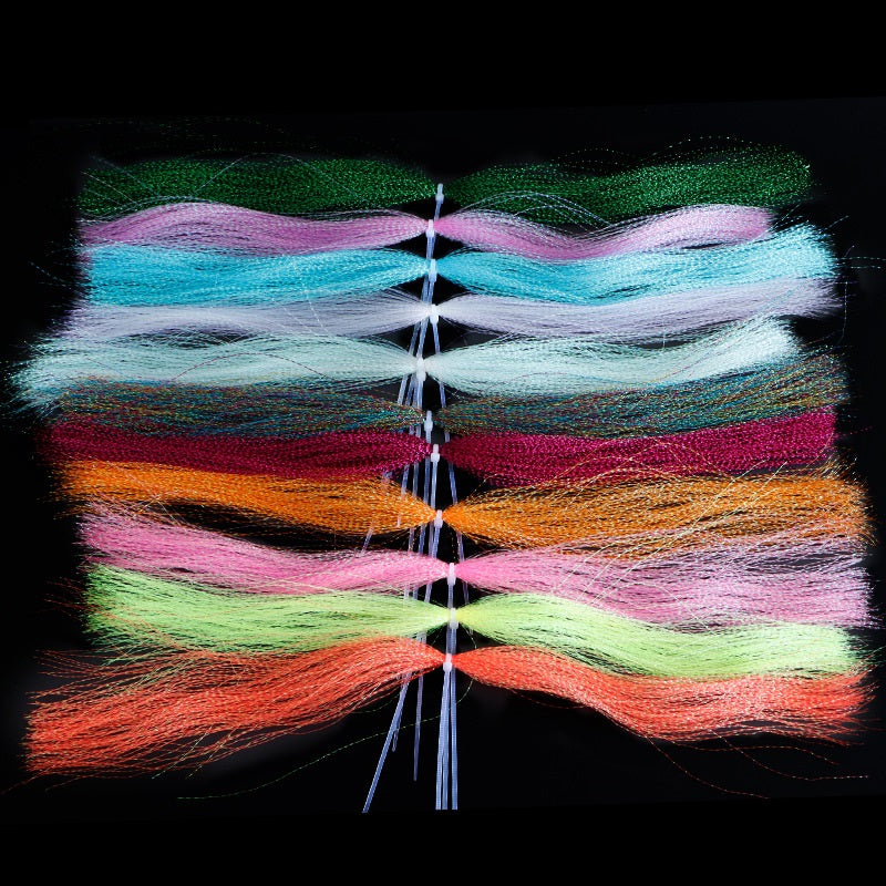 12 color assist hook for tying silk thread, luminous color, UV color
