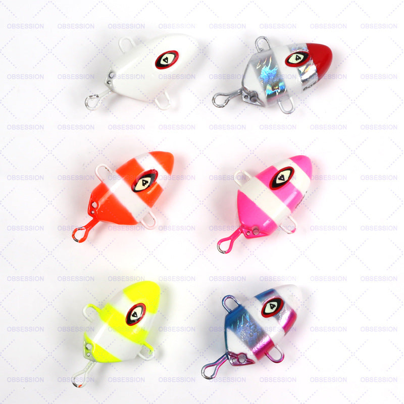 挑#68 Slow Pitch Jigs bait head skirt lure 100g 150g 200g 250g 300g