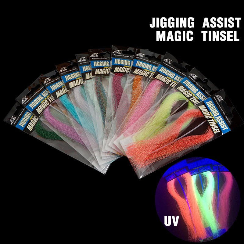12 color assist hook for tying silk thread, luminous color, UV color