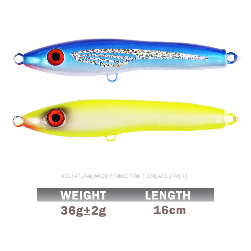 Wood Popper Bait #15-36g/16cm
