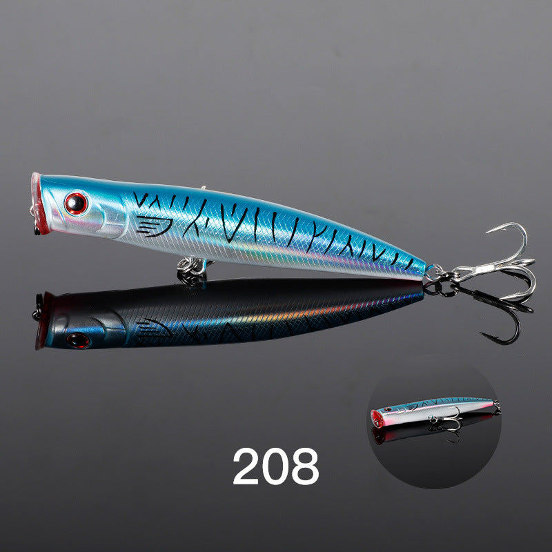Saltwater plastic popper bait #2-155mm/52g