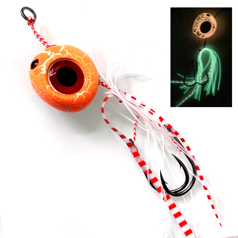 渔~挑#70 Jigs bait head skirt lure 60g 80g 100g 120g 150g 200g