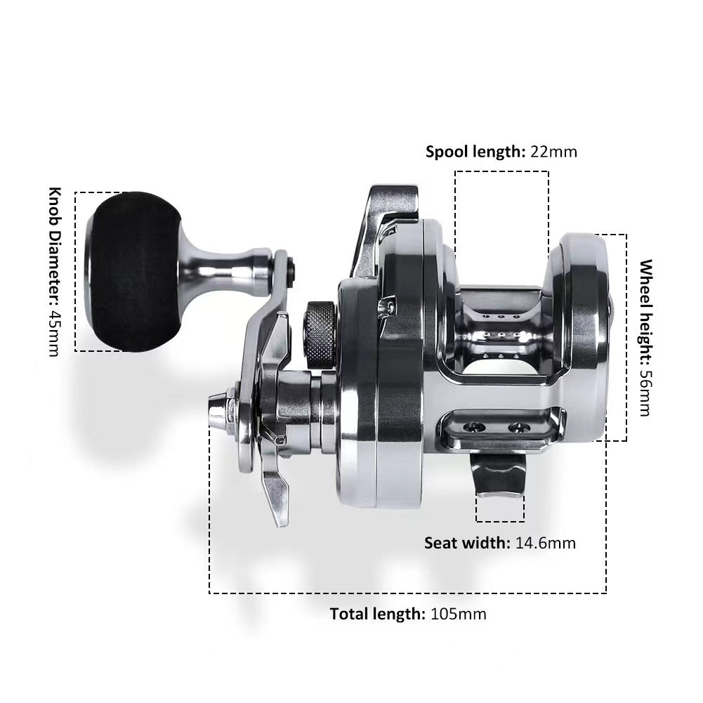 NOEBY Jigging Fishing reel 1500/2500 (left and right hand)