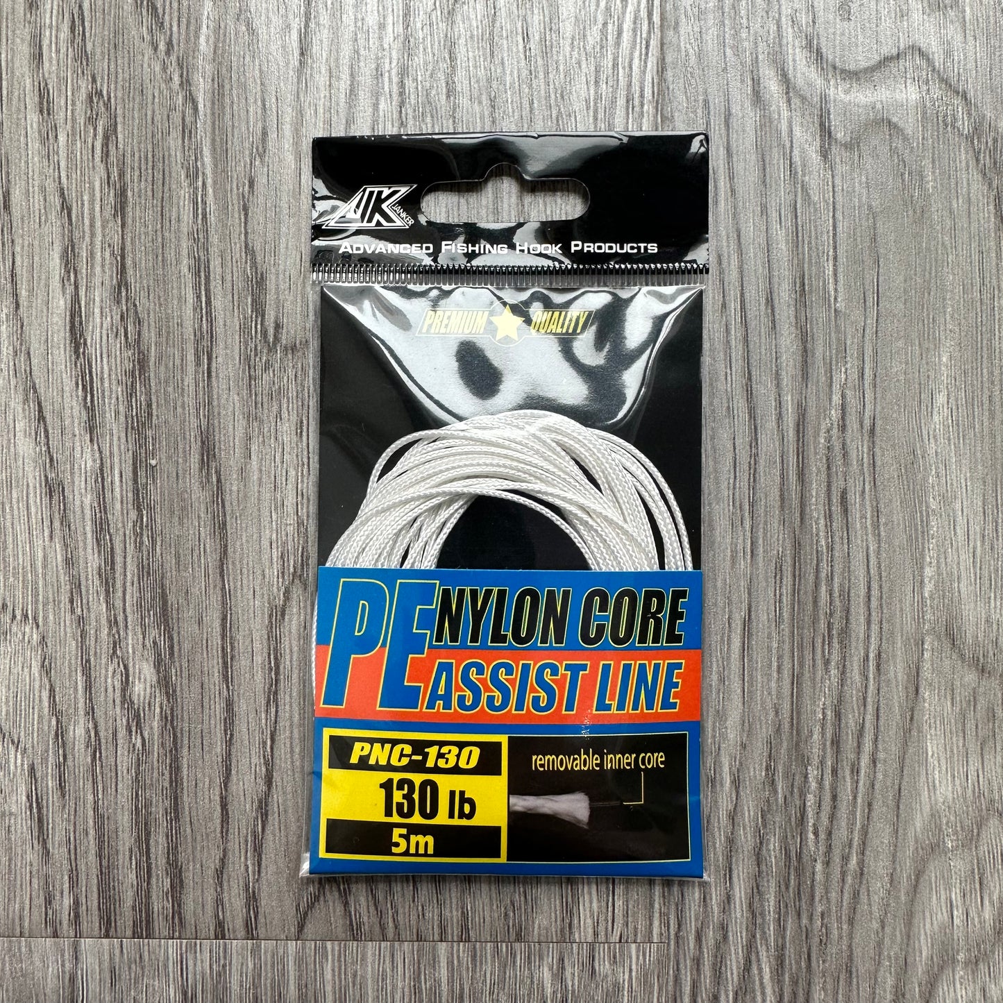 White PE braided wire slow shake assist hook tie wire 60lbs 80lbs 130lbs 170lbs