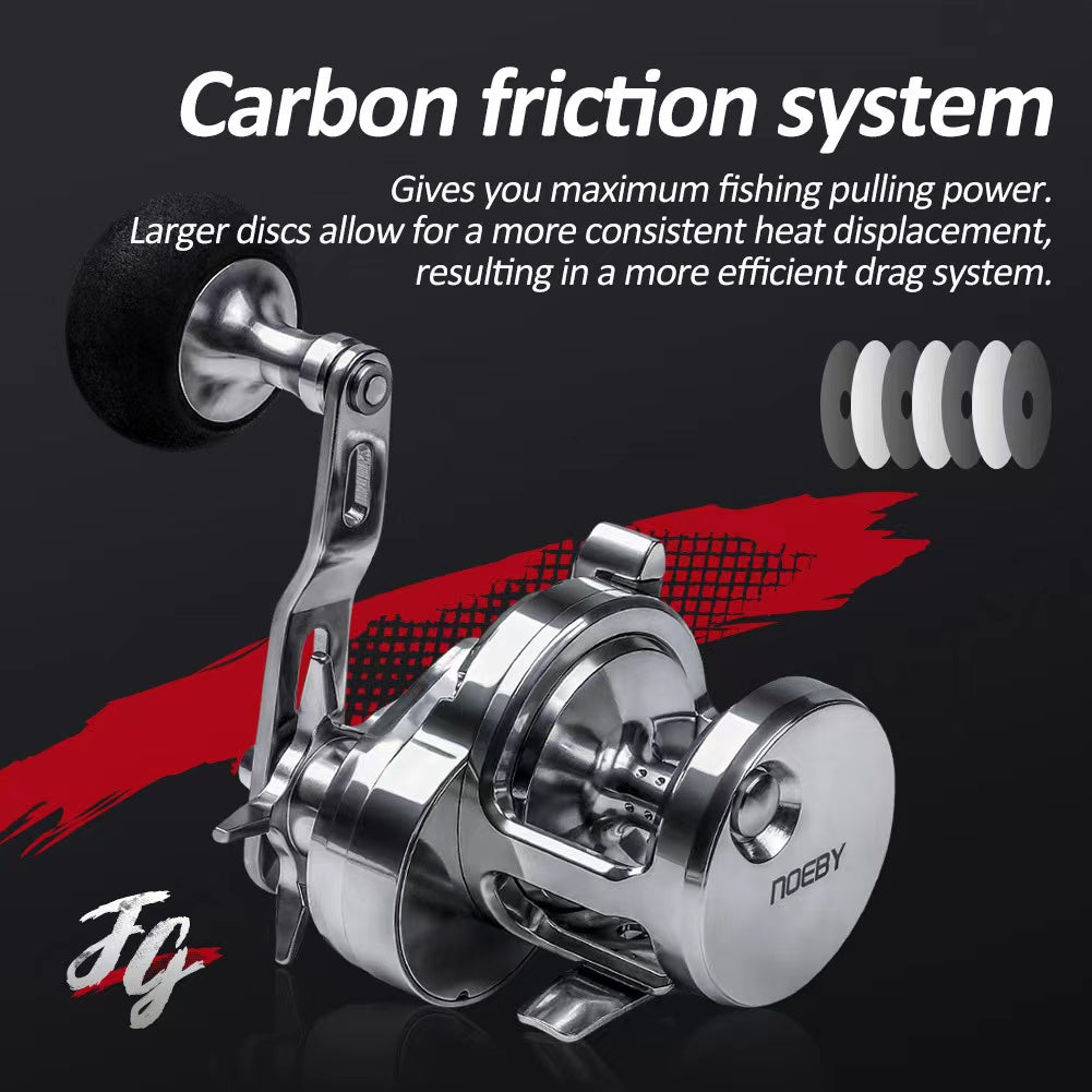 NOEBY Jigging Fishing reel 1500/2500 (left and right hand)