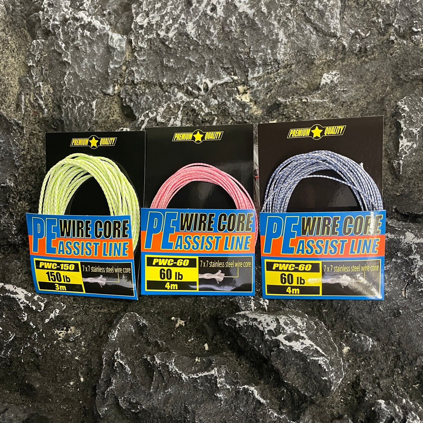 健#Luminous built-in steel wire assist hook weaving binding wire 7*7mm