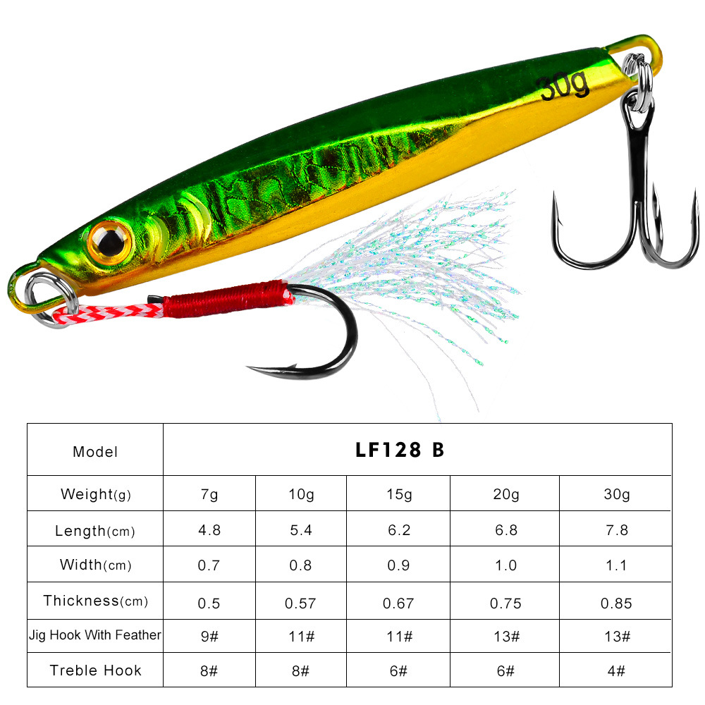 #69 Slow Pitch Jigs 7g 10g 15g 20g 30g