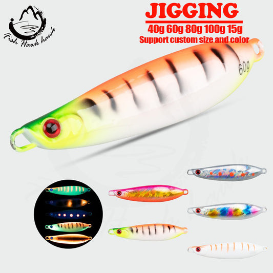 #26 Slow Pitch Jigs 20g 30g 40g 60g 80