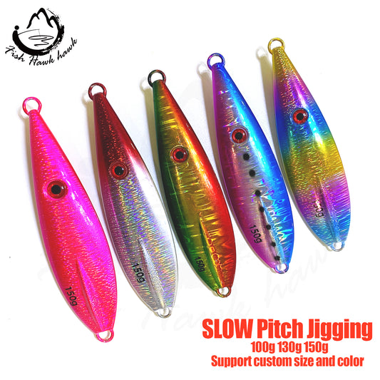 海#91 Slow Pitch Jigs Bait 100g 130g 150g