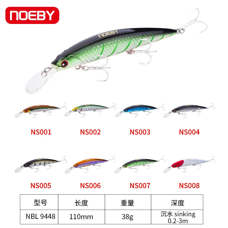 NOEBY Saltwater Pencil Bait/Stickbait/Minnow/Topwater/Popper Lure 110mm /36g