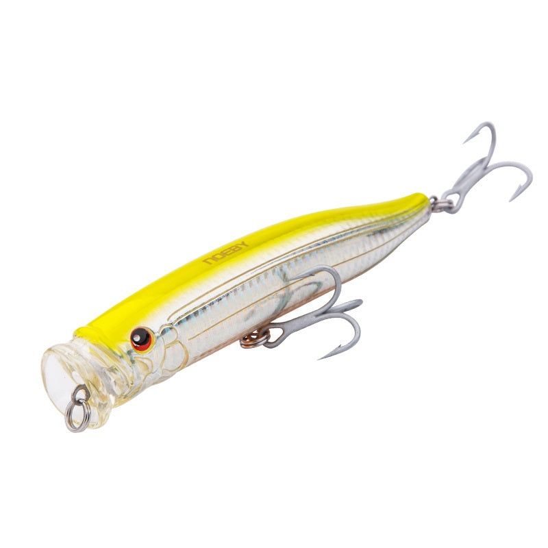 Saltwater plastic popper bait #10-  100mm/19g