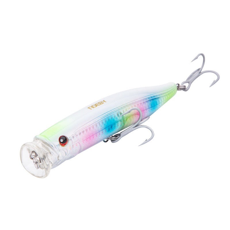 Saltwater plastic popper bait #10-  100mm/19g