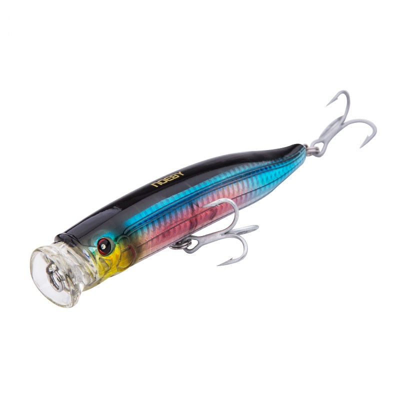 Saltwater plastic popper bait #10-  100mm/19g